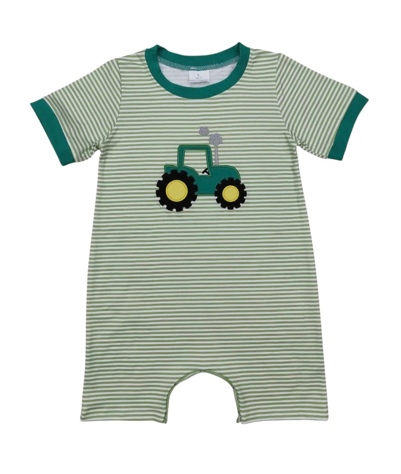 Tractor Appliqué Romper