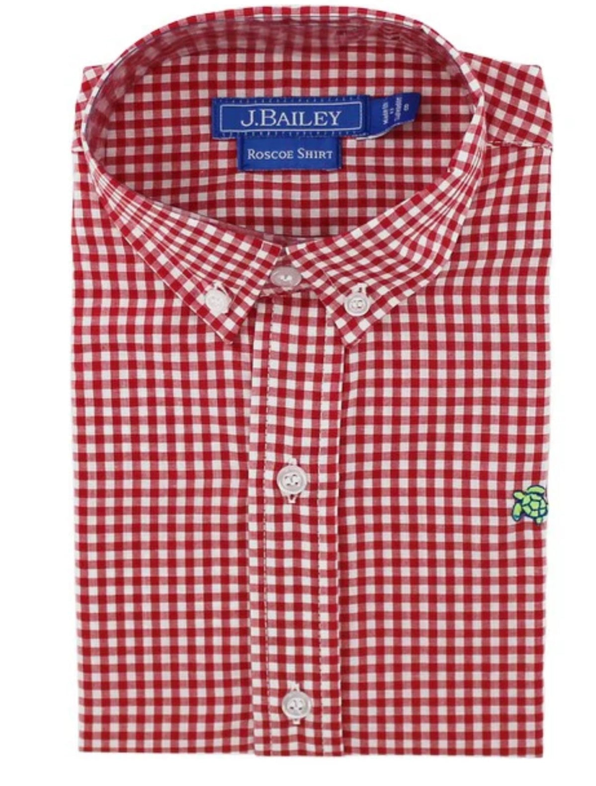 J. Bailey “Red Check” Button Down