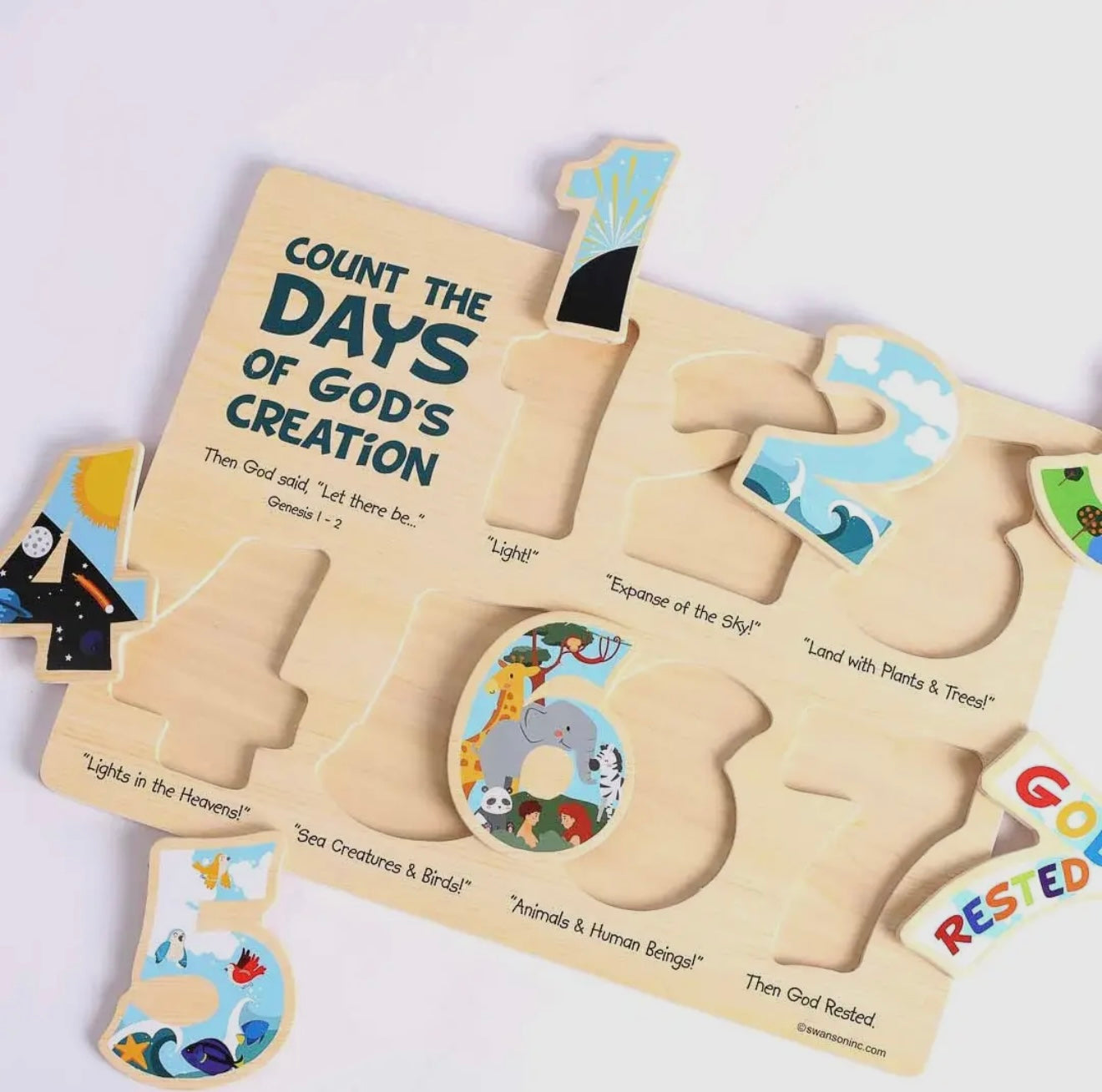 God’s Creation Wooden Puzzle