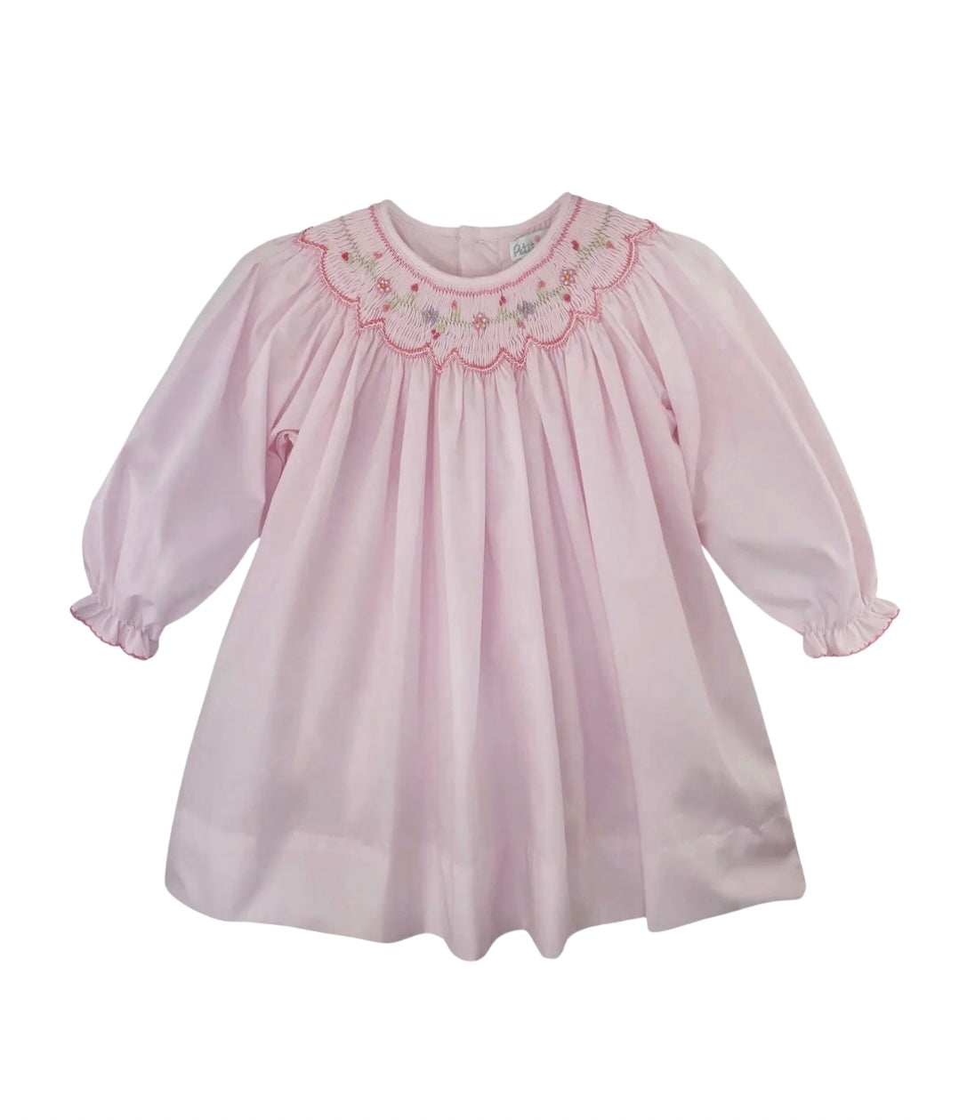 Pink Bishop Smocked Dress with Bloomers