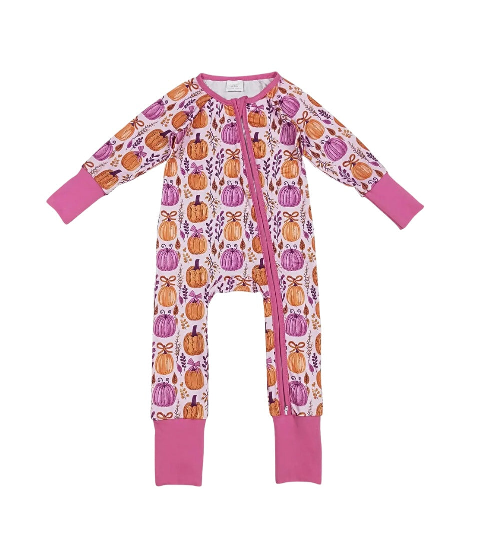 Pink Pumpkin Pajamas