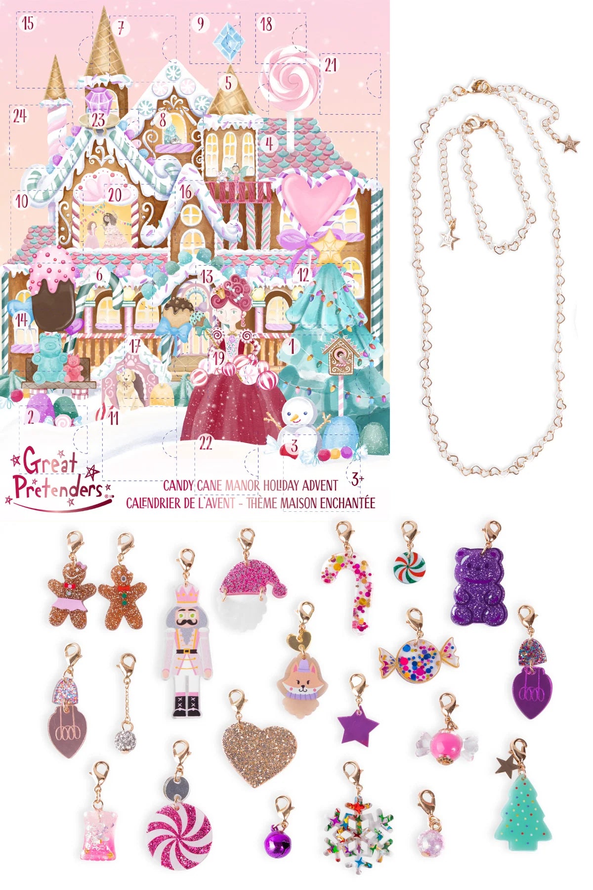 Candy Cane Manor Holiday Jewelry Advent Calendar
