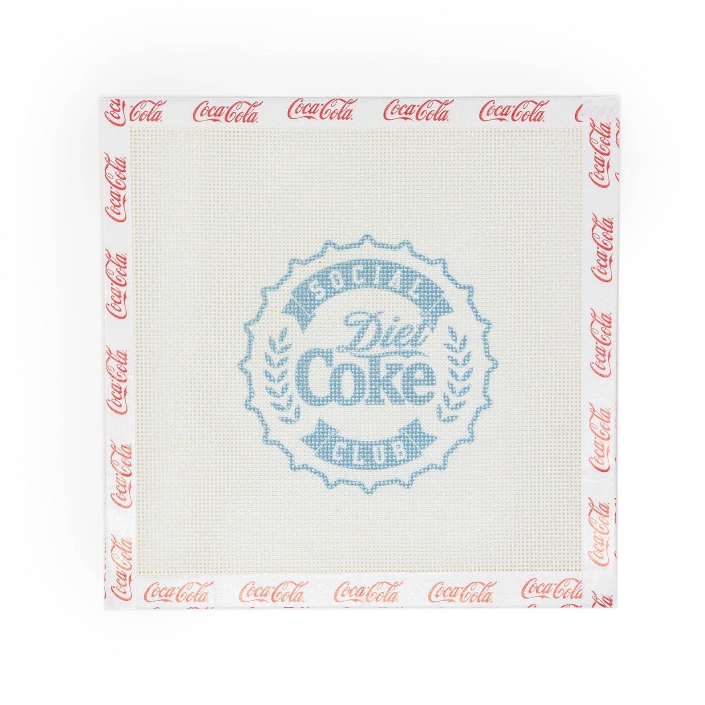 Diet Coke Social Club Needlepoint Canvas | Licensed Coca-Cola® Product