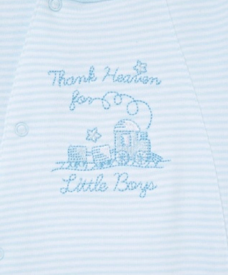 Thank Heaven for Little Boys Footie