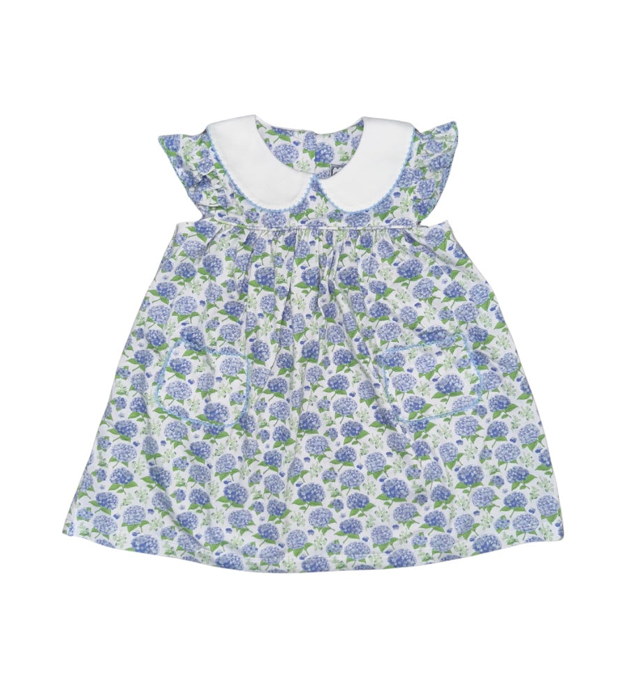 Hydrangea Picot Trim Dress