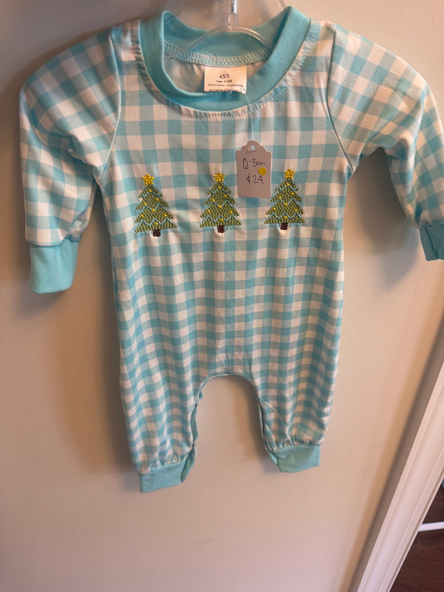 Gingham Tree Romper