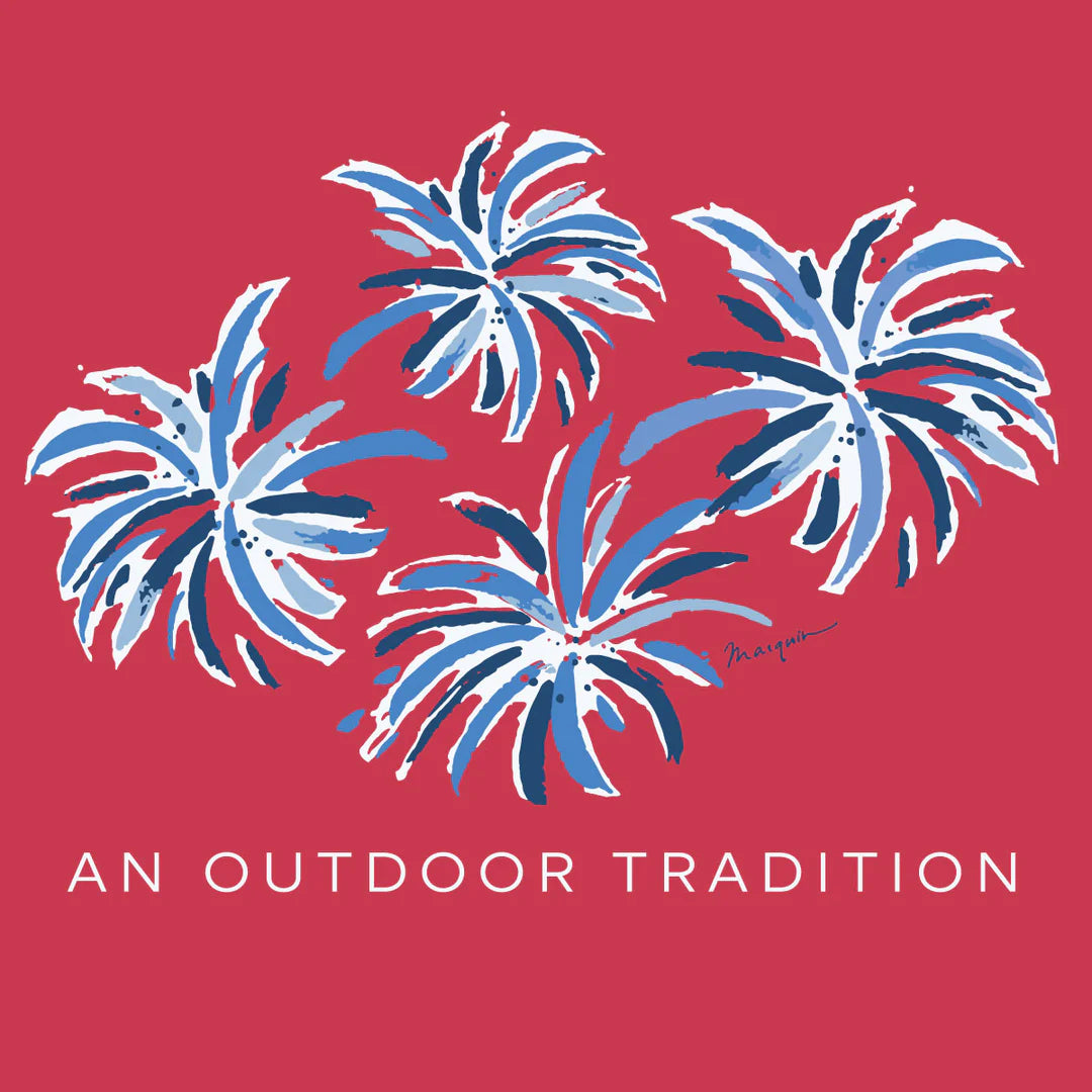 Prodoh Performance T-Shirt - Red Fireworks