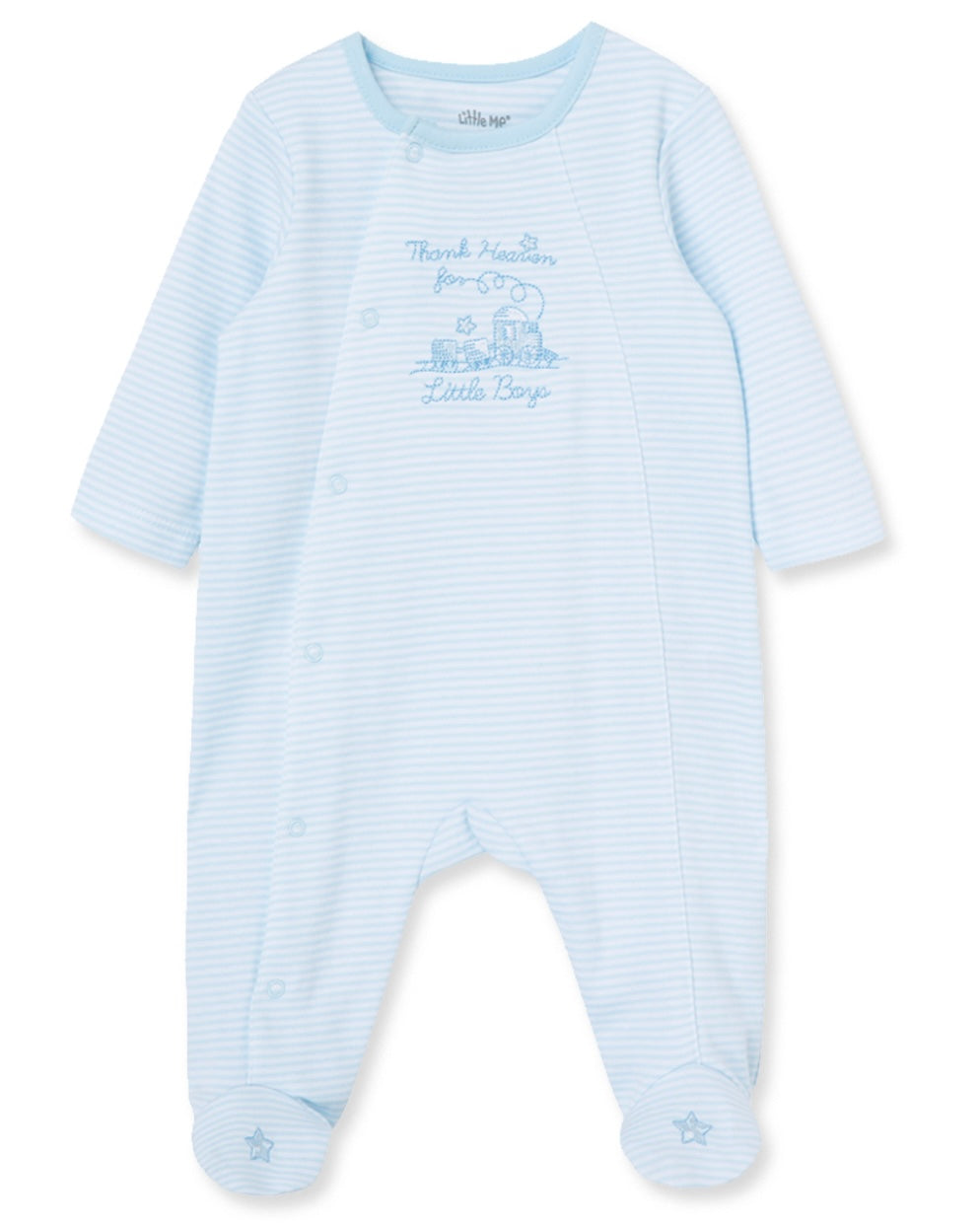 Thank Heaven for Little Boys Footie
