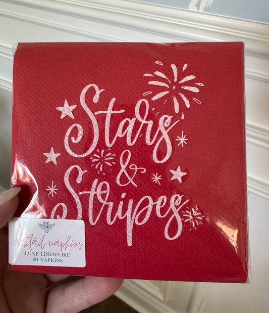 Stars & Stripes Napkins - Pack of 20