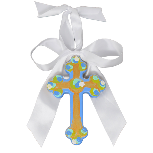 Glory — Hand-Painted 6" Cross
