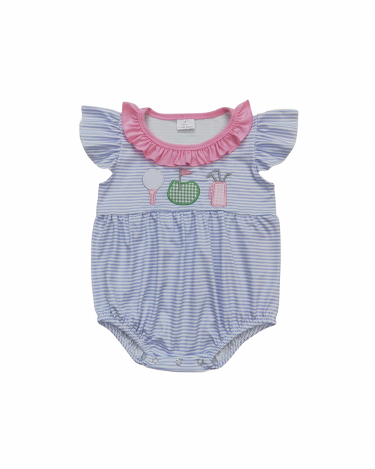 Ruffle Golf Appliqué Bubble