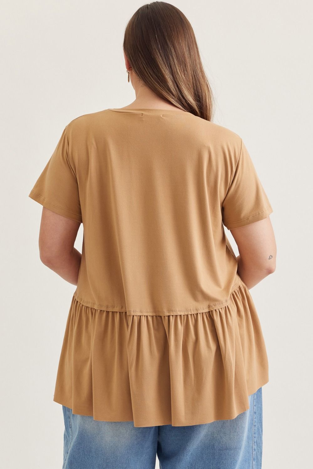 Camel Tiered Top