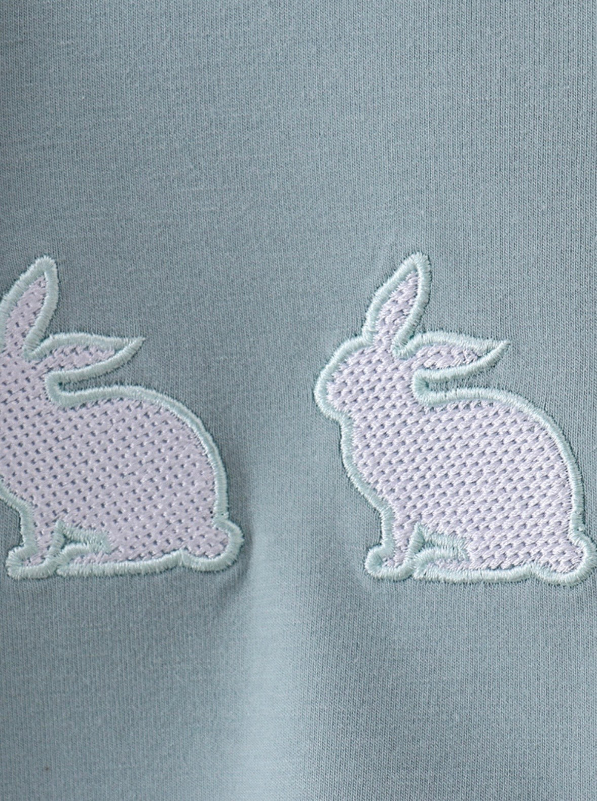 Embroidered Bunny Trio Bubble