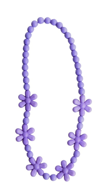 Purple Flower Necklace