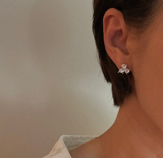 Diamond Trio Earrings