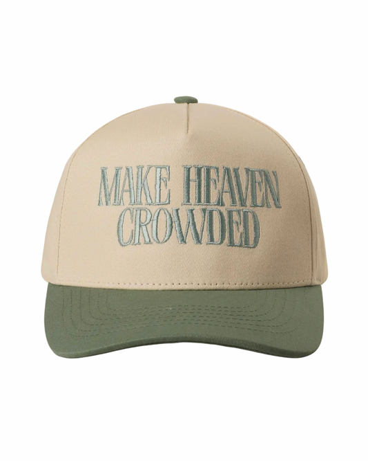 “Make Heaven Crowded” Embroidered Hat