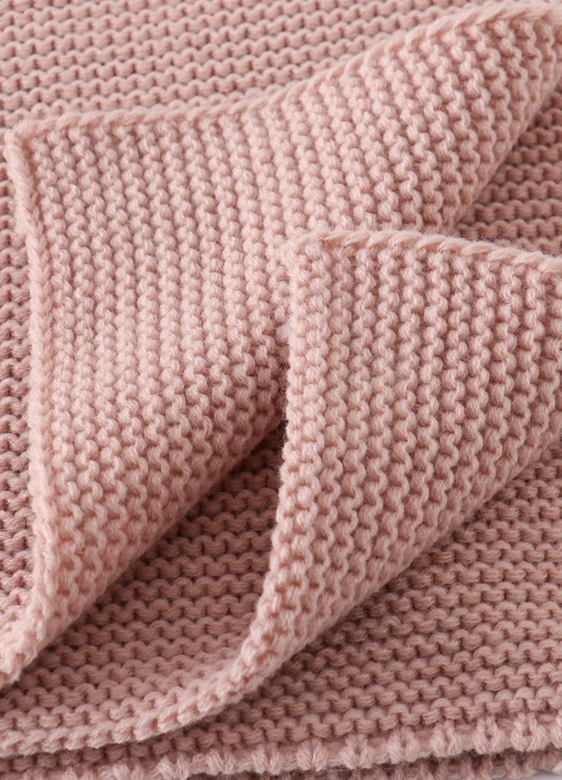 Pink Knit Blanket