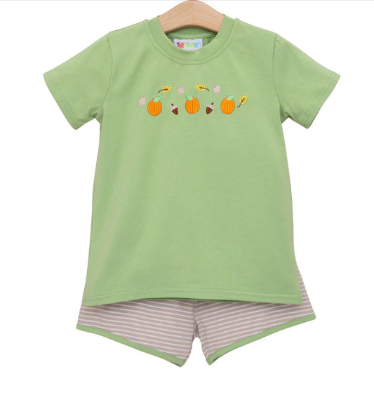 Autumn Harvest Shorts Set