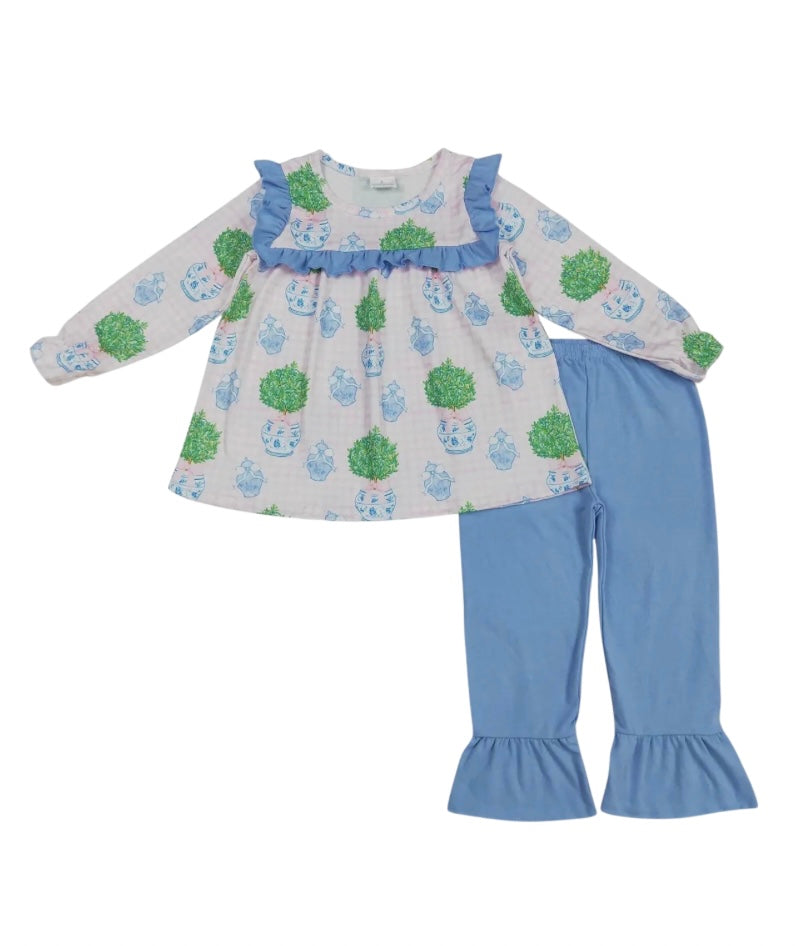 Pink Ginger Jar Pant Set