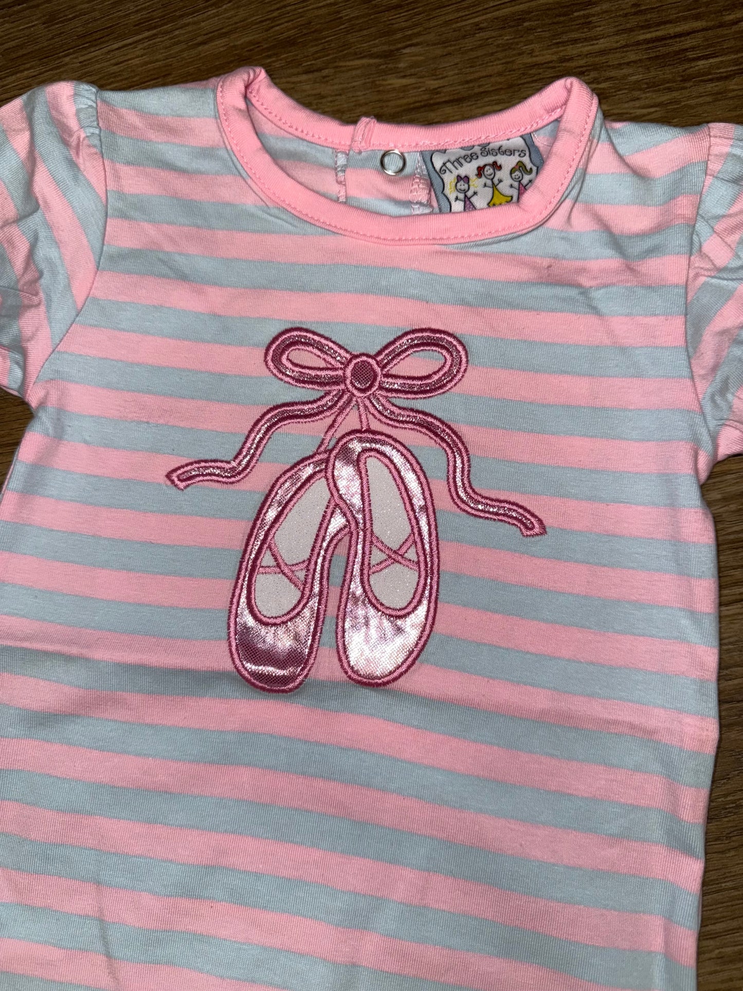 Appliqué Ballet Romper