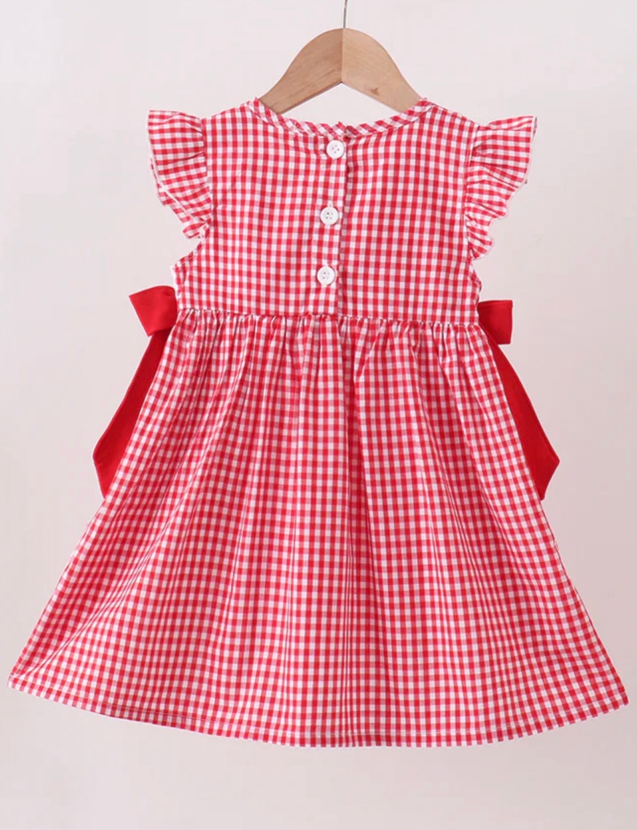 Embroidered Apple Dress
