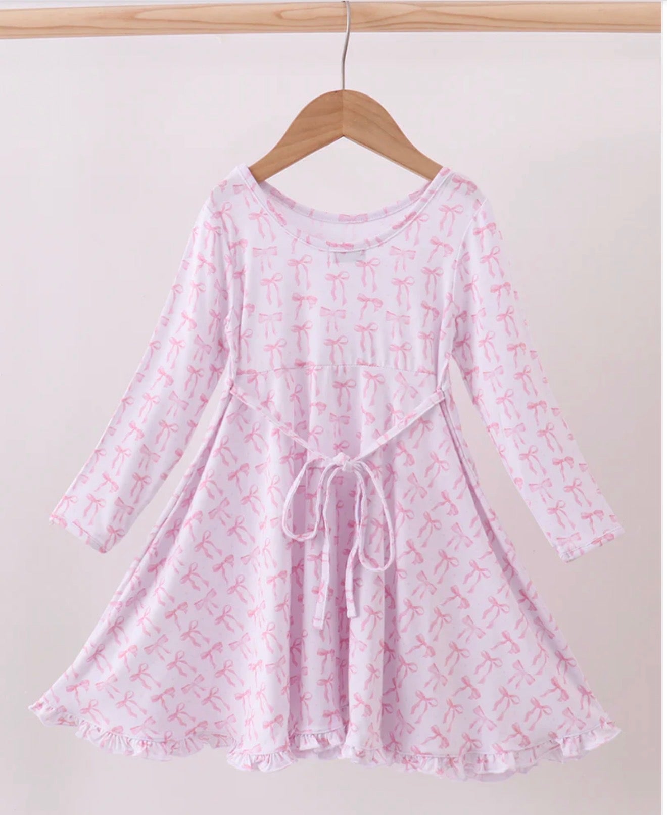 Tiny Bow Twirl Dress