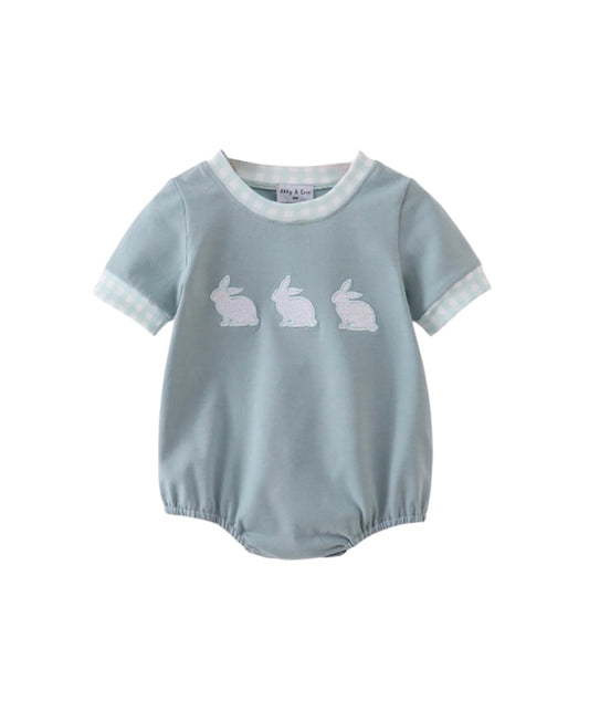 Embroidered Bunny Trio Bubble