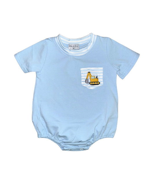 Embroidered Excavator Pocket Bubble