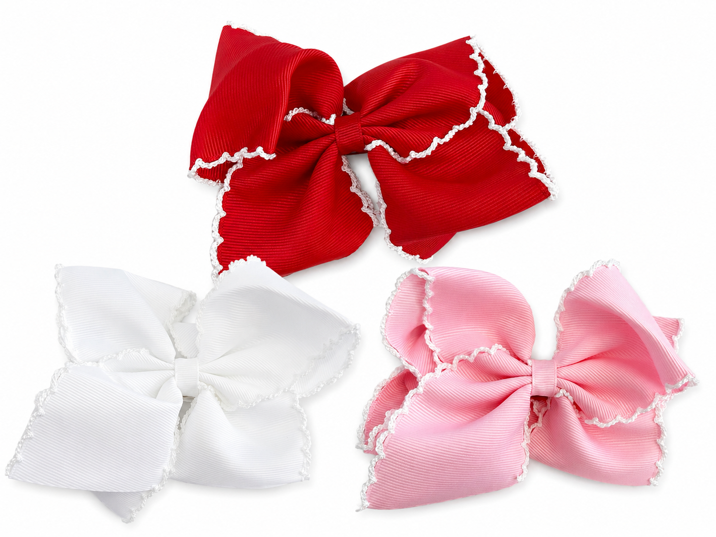 Moonstitch Girls Bow with Alligator Clip