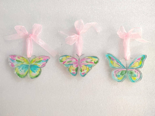 Holly Acrylic Butterfly Ornament – Colorful Gift & Home Decor