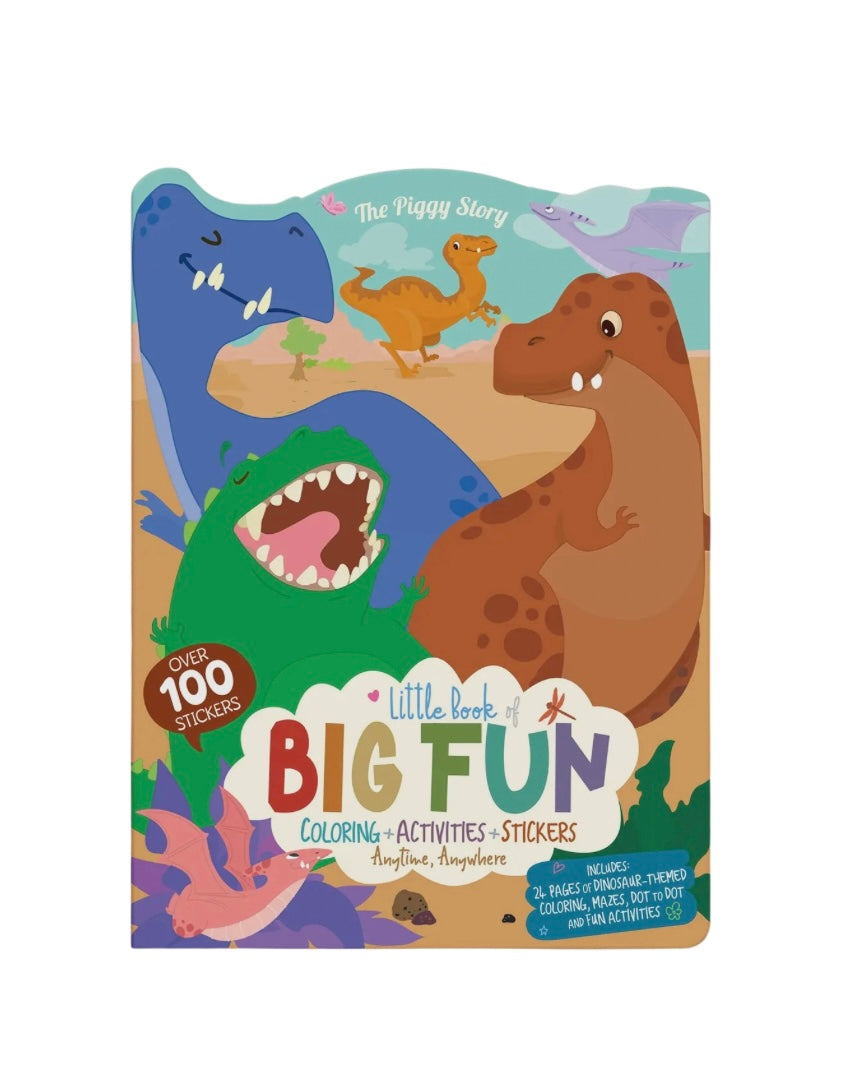 BIG FUN Activity, Stickers, Coloring Book - Dinos