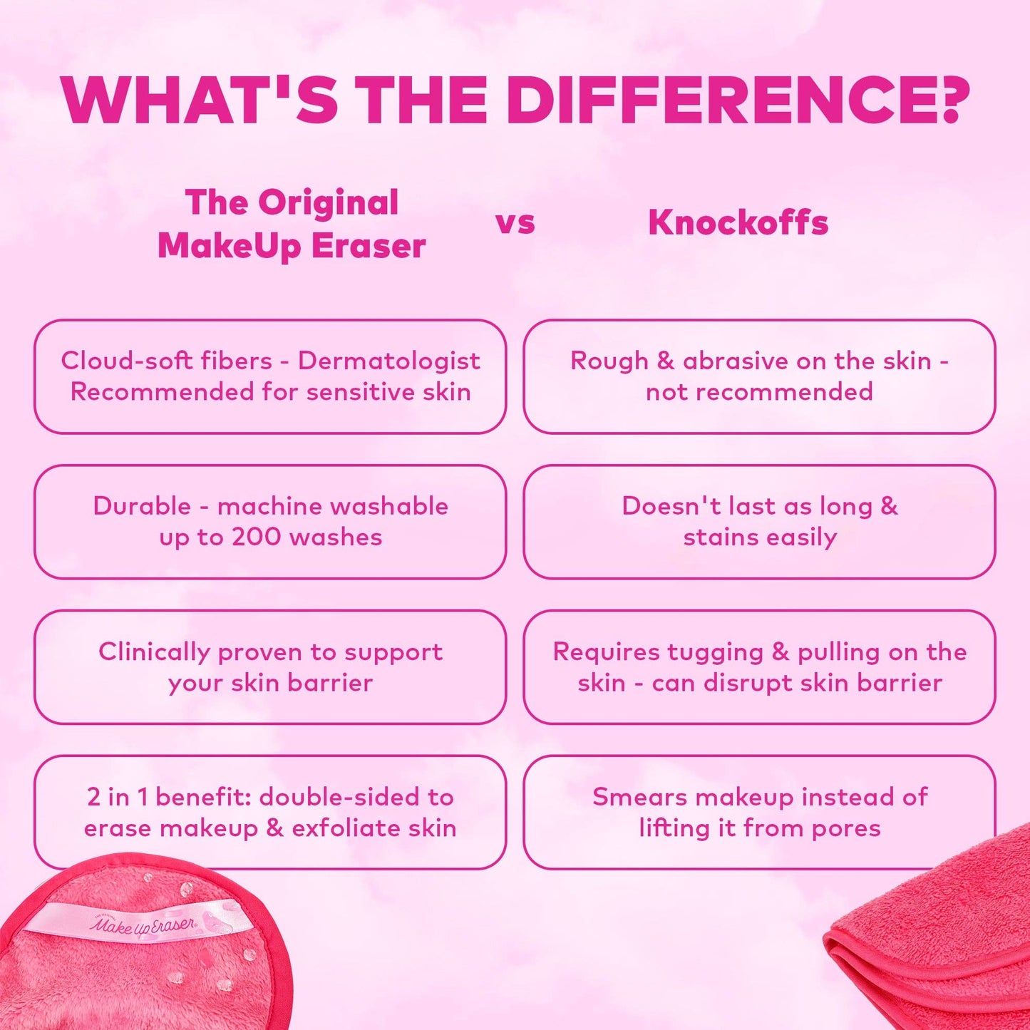 Daily Pink MakeUp Eraser