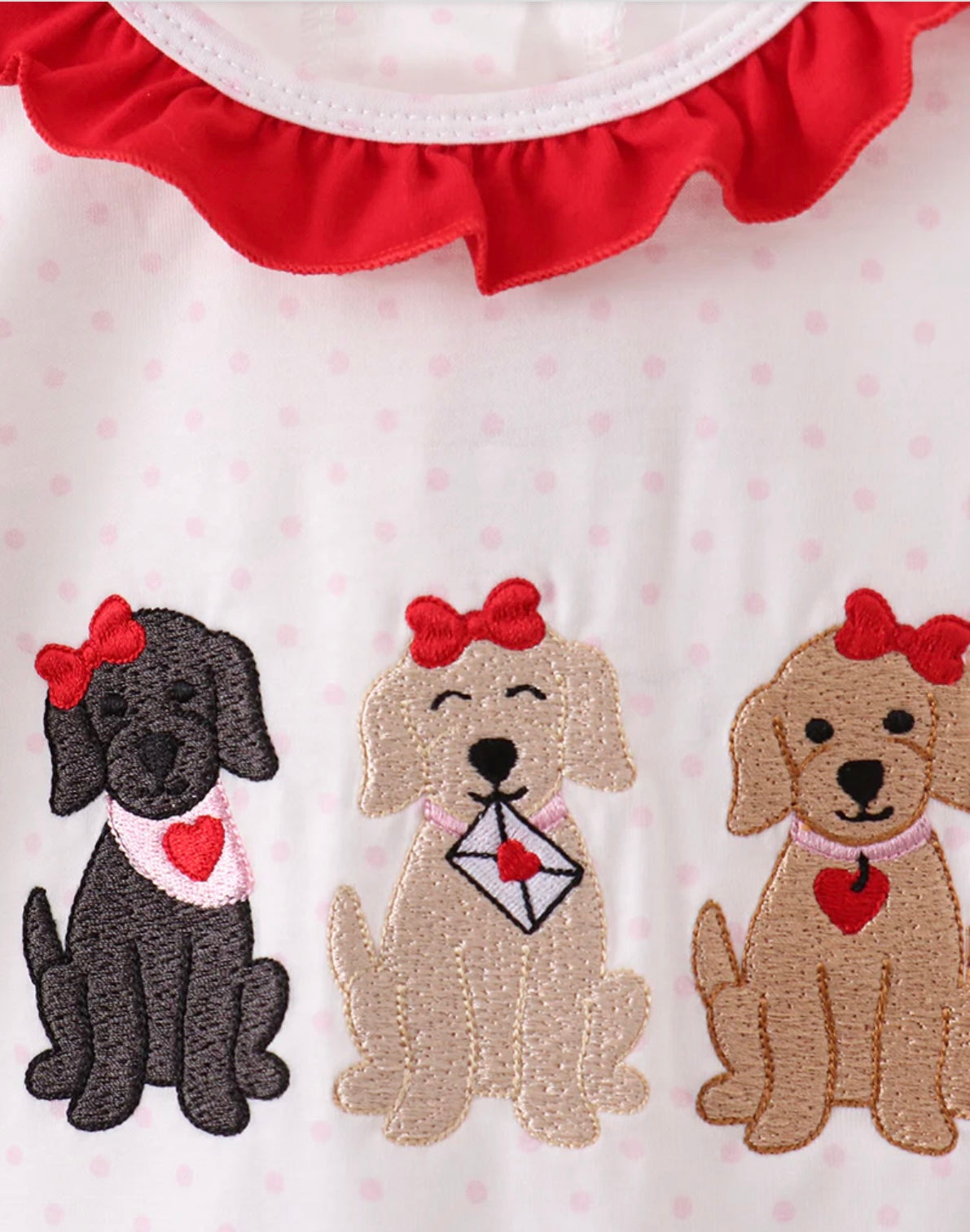 Embroidered Valentines Legging Set