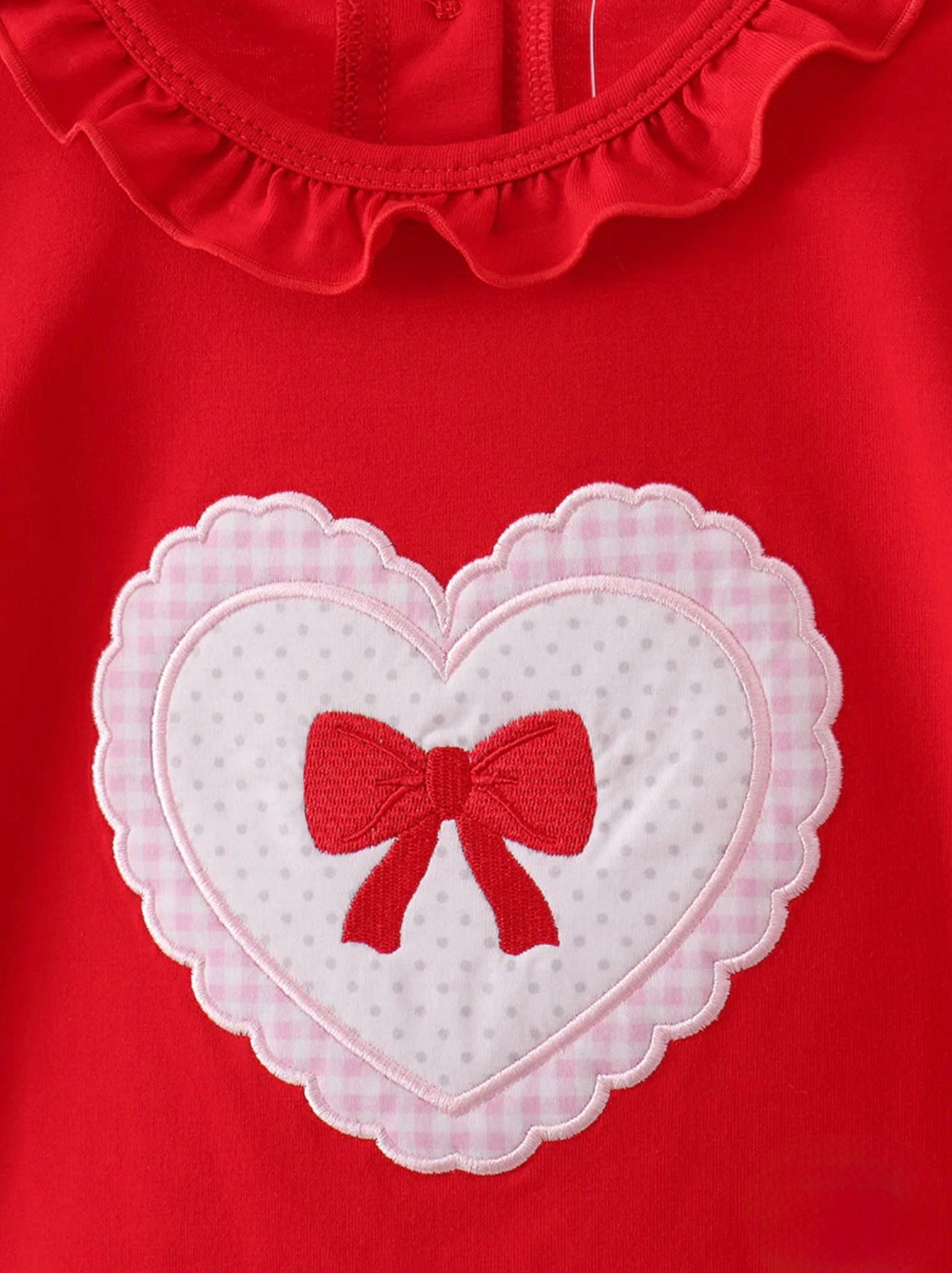 Heart Appliqué Legging Set