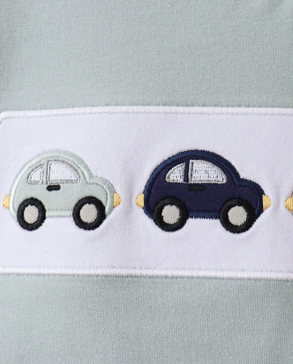 Embroidered Car Trio Top