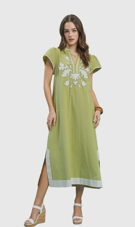 “Palmetto Proper” Midi Dress