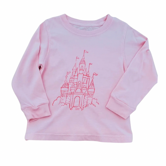 Pink Castle Long Sleeve Tee