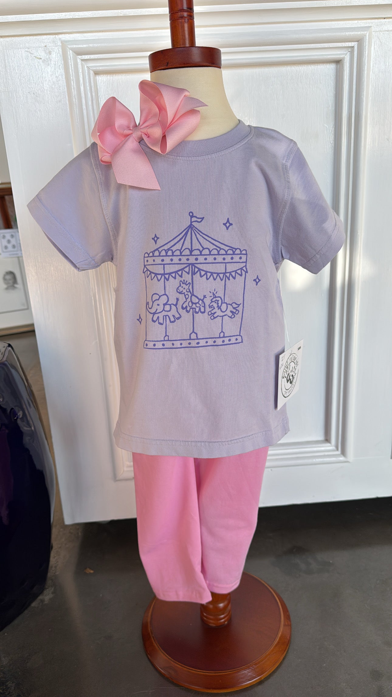 Light Purple Carousel Tee