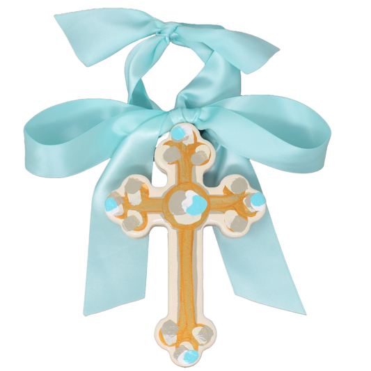 Grace — Hand-Painted 6" Cross