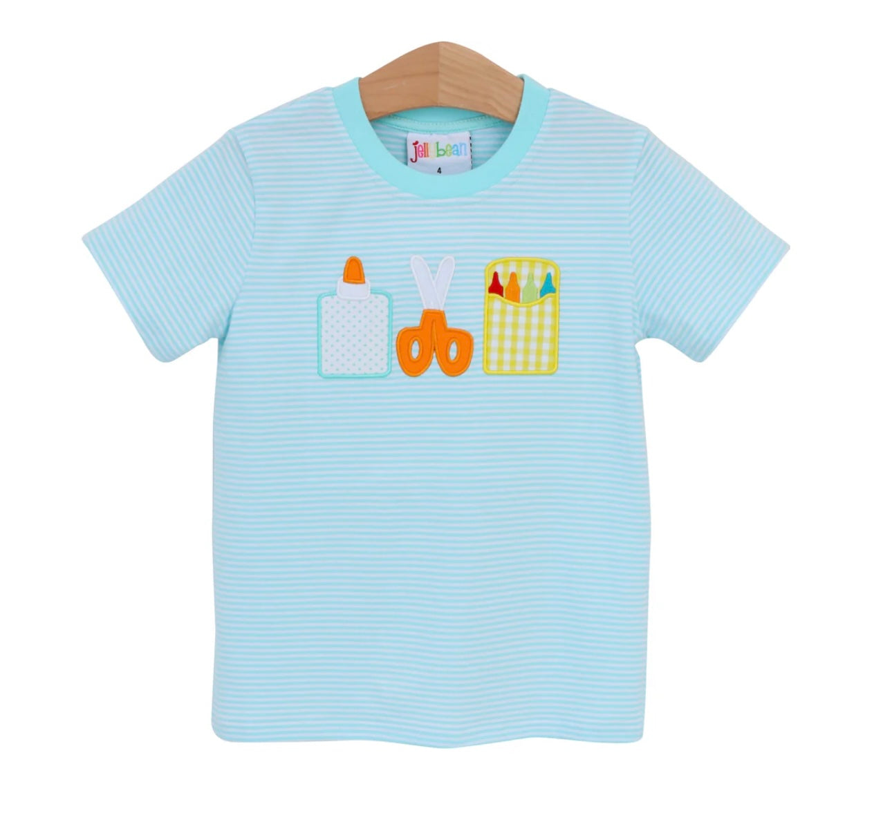 School Supplies Appliqué Shirt