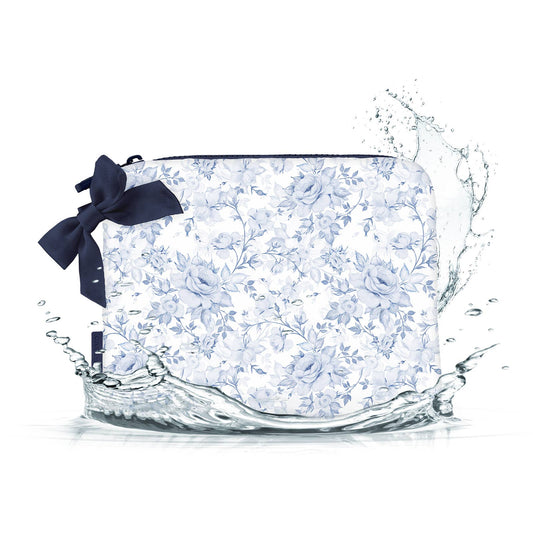 Case-Mate Something Navy Bow Crinkle Makeup Bag – Women's Boutique Cosmetic Bag