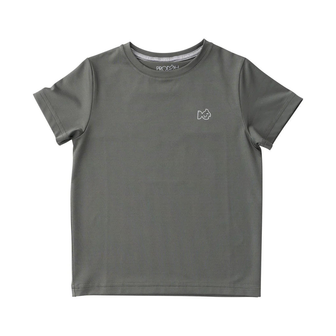 Performance Short Sleeve Tee - Olive Green Antlers