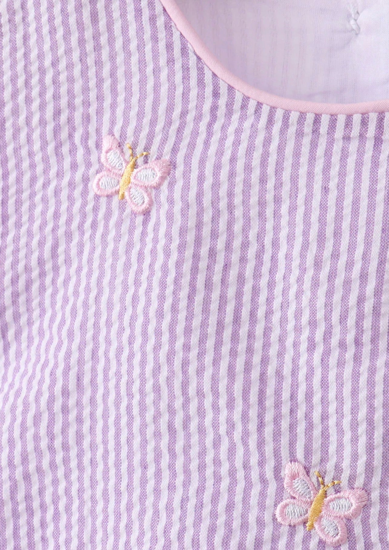 Embroidered Butterfly Bloomer Set