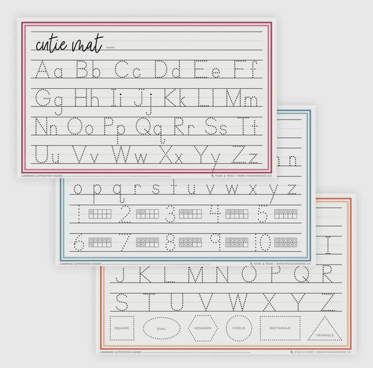 Disposable Dry-Erase Practice Placemat (Multi Pack)