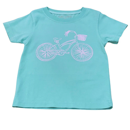 Teal Bicycle Tee