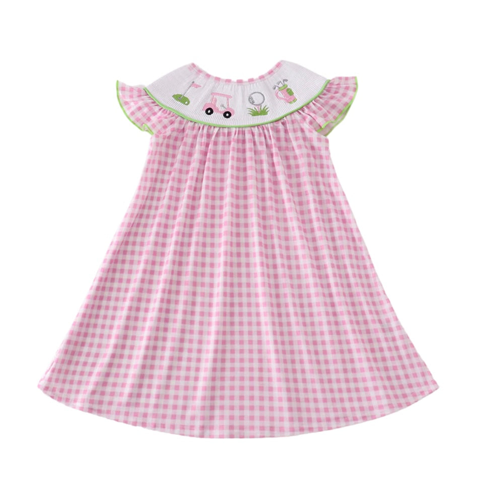 Smocked Golf Dress