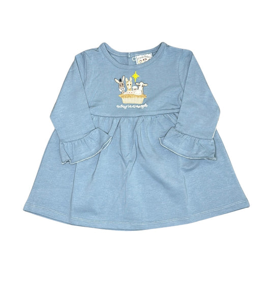 Away In A Manger Embroidered Dress