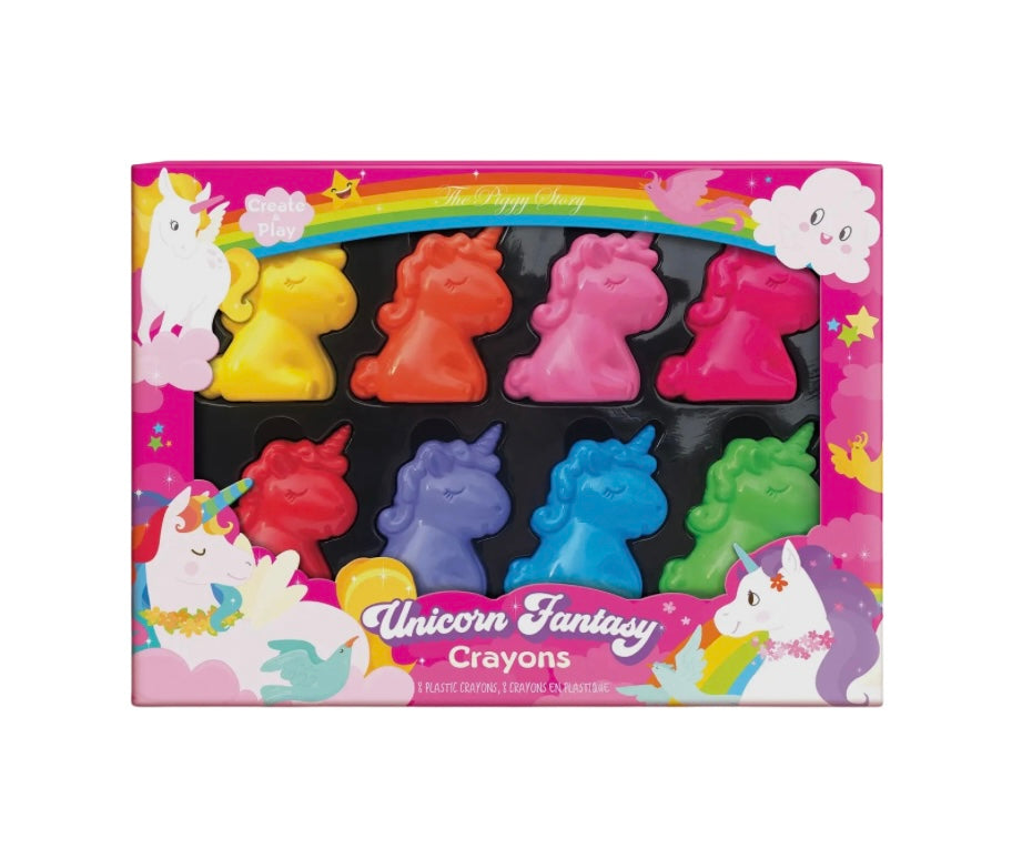 Unicorn Crayons - 8pk