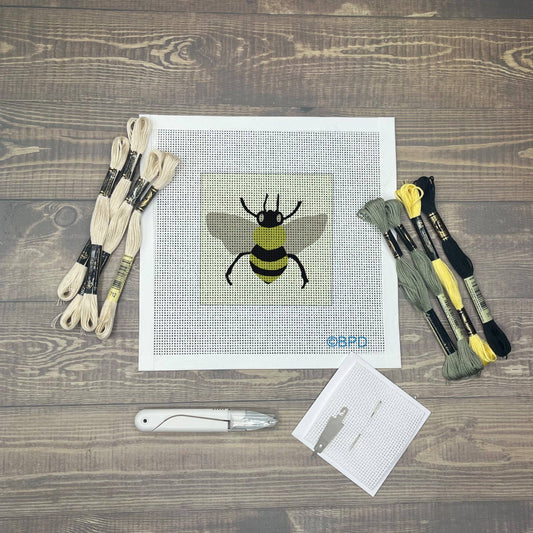 Bee Needlepoint Design