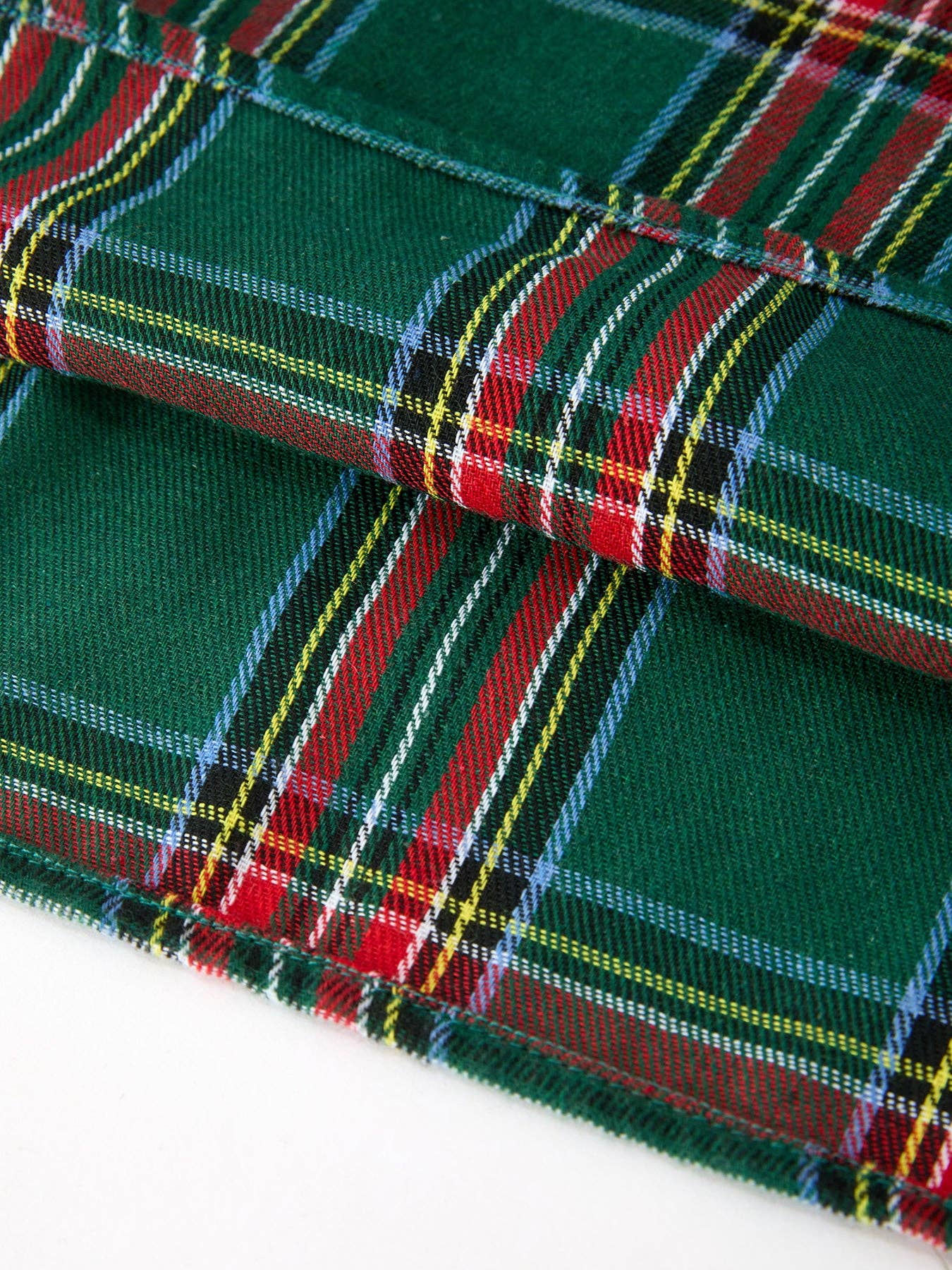 Girls' Green Plaid Mommy and Me Matching Dress